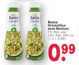 Cremfine zum Kochen 7% Fett im Angebot bei E center in Frankfurt Cremfine zum Kochen 7% Fett Angebote von Rama bei E center Frankfurt für 0,99 €