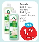 Essig-Reiniger von Frosch im aktuellen budni Prospekt