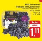 Aktuelles Genussmomente Tafeltrauben dunkel 'Sable Seedless' Angebot bei E center in Nürnberg ab 1,11 €