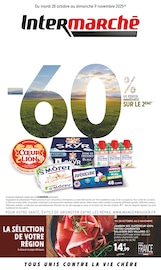 Catalogue Supermarchés Intermarché en cours à Saint-Priest-le-Betoux et alentours, "-60% DE REMISE IMMÉDIATE SUR LE 2ÈME", 24 pages, 28/10/2025 - 09/11/2025