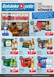 Getränke Quelle Weydringer Prospekt für Hannover mit 6 Seiten Getränke Quelle Weydringer Prospekt für Hannover: "...einfach mehr drin", 6 Seiten, 16.12.2024 - 31.12.2024