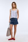 Short en jean à pont - Monoprix Margaret Short en jean à pont à 19,99 € dans le catalogue Monoprix Margaret