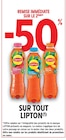 -50% de remise immédiate sur le 2ème produit sur tout LIPTON à Intermarché Contact dans Ussac