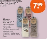 Haus-socken Angebote bei tegut Landshut für 7,99 €