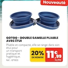 DOUBLE GAMELLE PLIABLE AVEC ÉTUI - GOTOO dans le catalogue Animalis