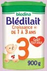 Bledilait Croissance + 3 - Bledina en promo chez Intermarché Montpellier à 4,91 €