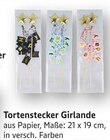Tortenstecker Girlande Angebote bei E center Oberursel für 1,00 €