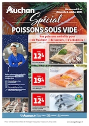 Prospectus Auchan Hypermarché à Biganos, "Spécial POISSONS SOUS VIDE", 2 pages de promos valables du 02/10/2024 au 06/10/2024