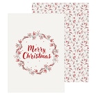 Le lot de 2 torchons "Noël" - TEX HOME en promo chez Carrefour Le lot de 2 torchons "Noël" - TEX HOME dans le catalogue Carrefour