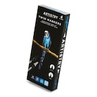 Marqueurs double pointes x4 en promo chez B&M Liévin à 1,28 €