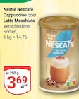 Cappuccino im Angebot bei GLOBUS in Rüsselsheim Cappuccino Angebote von Nestlé Nescafé bei GLOBUS Rüsselsheim für 3,69 €