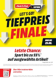 Der aktuelle MediaMarkt Saturn Prospekt Der aktuelle MediaMarkt Saturn Prospekt: LET'S GO! TIEFPREISFINALE