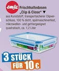 Frischhaltedosen „Clip & Close“ von emsa im aktuellen V-Markt Prospekt für 10,00 €