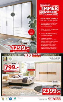 Kleiderschrank im aktuellen Segmüller Prospekt (Mannheim) Kleiderschrank im Segmüller Prospekt "100 JAHRE SEGMÜLLER" mit 32 Seiten (Mannheim)