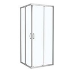 Angle de douche carré verre trempé de sécurité - 90x90cm en promo chez Brico Cash Aurillac à 139,00 €