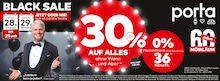 porta Möbel Prospekt für Oschersleben: "BLACK SALE", 1 Seite, 28.11.2025 - 29.11.2025