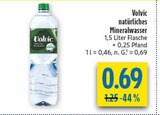 Aktuelle Volvic Angebote bei diska in Coburg Aktuelles Natürliches Mineralwasser Angebot bei diska in Coburg ab 0,69 €