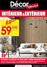 Prospectus Décor Discount à Toulouse, "INTÉRIEUR & EXTÉRIEUR", 12 pages, 07/07/2025 - 17/08/2025