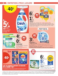 Prix et réduction Tablettes lave-Vaisselle dans le prospectus E.Leclerc en cours Offre Tablettes lave-Vaisselle dans le catalogue E.Leclerc du moment à la page 26