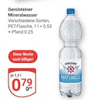 Aktuelle Gerolsteiner Angebote bei GLOBUS in Rostock Aktuelles Mineralwasser Angebot bei GLOBUS in Rostock ab 0,79 €