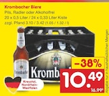 Biere Angebote von Krombacher bei Netto Marken-Discount Bottrop für 10,49 €