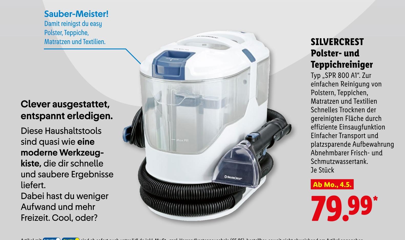 Polster- und Teppichreiniger