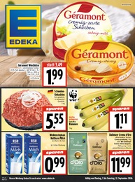 EDEKA Prospekt „Aktuelle Angebote“ für Asbach b Schmalkalden und Umgebung mit 20 Seiten EDEKA Prospekt für Asbach b Schmalkalden und Umgebung: „Aktuelle Angebote“, 20 Seiten, 07.09.2026 - 12.09.2026