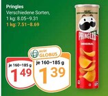 Pringles im Angebot bei GLOBUS in Halle Pringles Angebote bei GLOBUS Halle für 1,39 €
