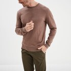 Pull droit col rond coton mélangé gris homme en promo chez La Halle Pull droit col rond coton mélangé gris homme dans le catalogue La Halle