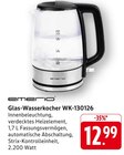 Glas-Wasserkocher WK-130126 im Angebot bei E center in Bad Homburg Glas-Wasserkocher WK-130126 Angebote von Emerio bei E center Bad Homburg für 12,99 €