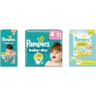 SUR TOUTES LES COUCHES TAILLES T2, T3, T4, T5 ET LINGETTES - PAMPERS en promo chez Carrefour Proximité Angers
