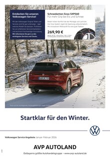 Aktueller Volkswagen Prospekt "Startklar für den Winter" Aktueller Volkswagen Prospekt