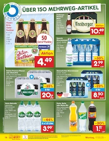 Wasser im Netto Marken-Discount Prospekt "Aktuelle Angebote" mit 62 Seiten (Halle (Saale))