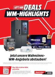 Der aktuelle MediaMarkt Saturn Prospekt: LET'S GO! DEALS WM-HIGHLIGHTS
