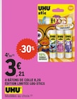 4 Bâtons de colle 8,2 g édition limitée Lou-stics - UHU en promo chez E.Leclerc Orléans à 3,21 €