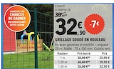 Grillage soudé en rouleau en promo chez E.Leclerc Saint-Étienne à 32,90 €