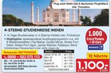 4-STERNE-STUDIENREISE INDIEN von RSD Reise Service Deutschland GmbH für 1.100,00 € bei Netto Marken-Discount im Angebot 4-STERNE-STUDIENREISE INDIEN von RSD Reise Service Deutschland GmbH im aktuellen Netto Marken-Discount Prospekt