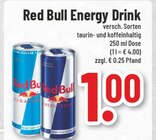 Energy Drink im Angebot bei EDEKA in Erftstadt Energy Drink Angebote von Red Bull bei EDEKA Erftstadt für 1,00 €