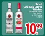 Aktuelles Carta Blanca Superior White Rum Angebot bei EDEKA in Regensburg ab 10,99 €