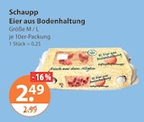 Eier aus Bodenhaltung von Schaupp im aktuellen V-Markt Prospekt für 2,49 €