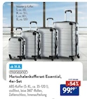 Hartschalenkofferset Essential, 4er-Set im Angebot bei ALDI SÜD in Aschaffenburg Hartschalenkofferset Essential, 4er-Set Angebote von Monzana bei ALDI SÜD Aschaffenburg für 99,99 €