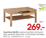 Couchtisch SALEM für 269,00 € bei Zurbrüggen im Angebot Couchtisch SALEM im aktuellen Zurbrüggen Prospekt