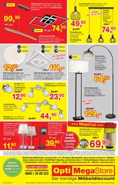 Aktueller Opti-Megastore Prospekt mit Lampe, "Mega Gutscheintage", Seite 12