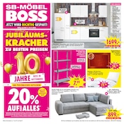 Aktueller SB Möbel Boss Prospekt mit Küchenmöbel, "JETZT WIRD RICHTIG GESPART!", Seite 1
