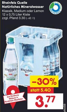 Natürliches Mineralwasser bei Netto Marken-Discount in Köln Natürliches Mineralwasser im Angebot bei Netto Marken-Discount Köln für 3,77 €