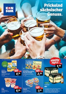 Bier im Konsum Prospekt "Preisparade" mit 12 Seiten (Dresden)