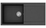 Evier 1 Bac à encastrer Quartz et Résine MANUA Noir - TEKA - Leroy Merlin à Nancy Evier 1 Bac à encastrer Quartz et Résine MANUA Noir - TEKA en promo chez Leroy Merlin Nancy à 139,00 €