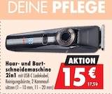 Haar- und Bartschneidemaschine 2in1 im aktuellen Mäc-Geiz Prospekt