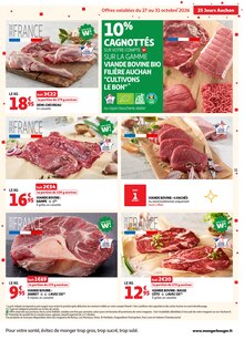 Promotion Bio dans le prospectus Auchan Hypermarché, valable du 27/10/2026 au 01/11/2026 Promo Bio dans le catalogue Auchan Hypermarché du moment à la page 11
