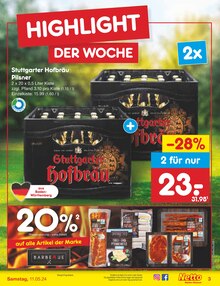 Bier im Netto Marken-Discount Prospekt "Aktuelle Angebote" mit 55 Seiten (Schorndorf)